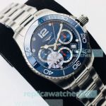 8F Longines Conquest Classic 41mm Mens Replica Watch Blue Chrono Dial